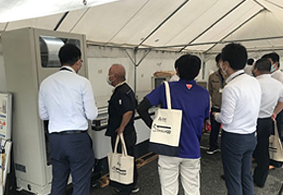 中冷山口が初の自社展示会を開催いたしました。